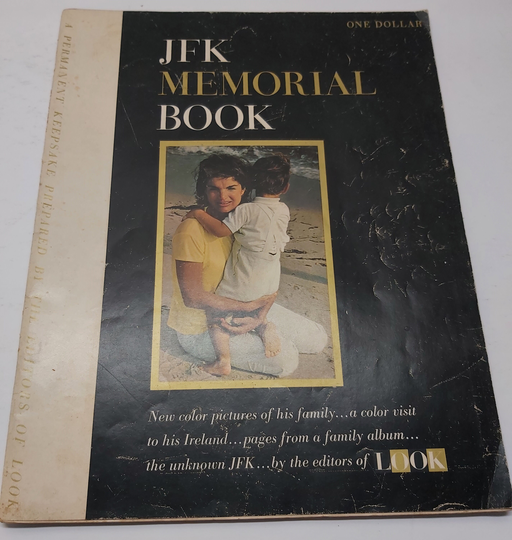 Vintage Jfk Memorial Book Magazine From Look 1964 Issue