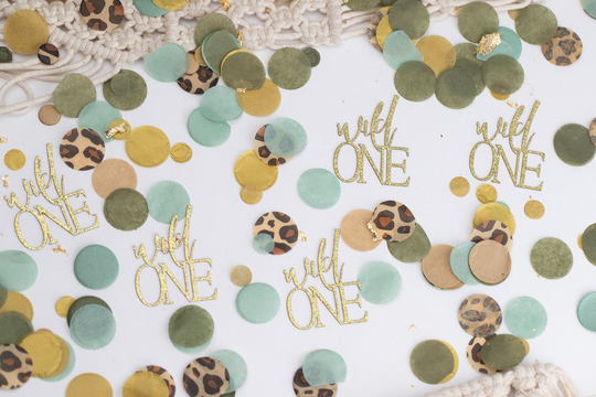Wild One Birthday Boy, Jungle Party, Safari Theme Birthday, Decorations, Confetti, Party