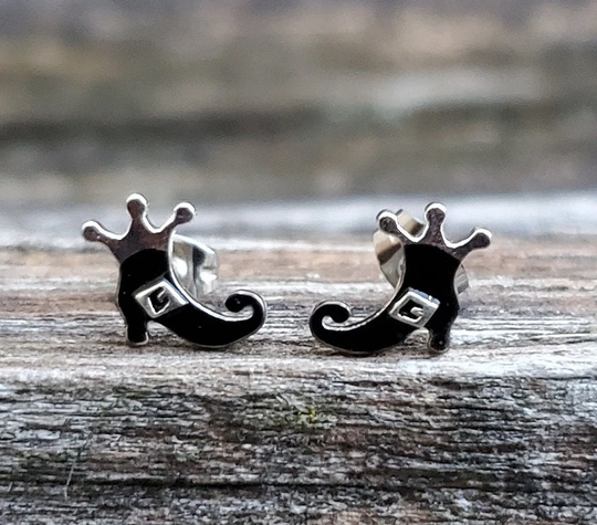 Witch Boots Earrings. Gifts For Women, Mom, Anniversary Gift, Birthday Her. Halloween Earrings