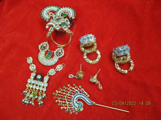 Laddu Gopal Jewelry, Krishna Jewellery Set, Ornaments For God, Krishna Morti, Devi Maa, Radha Rani, Festival Gift, Pure & Divine, Religious Statue