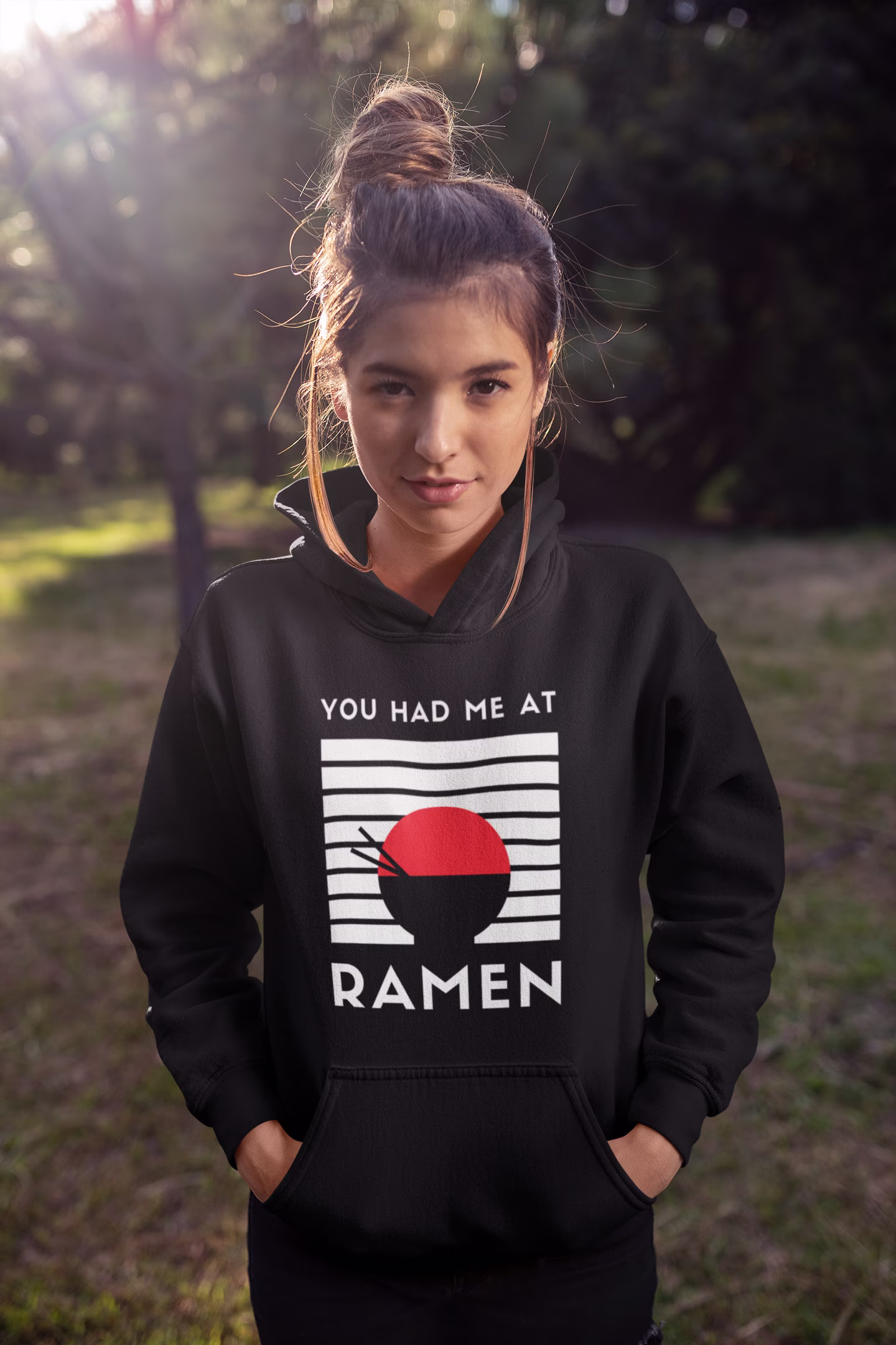 You Had Me At Ramen Unisex Sweatshirt, Men's Clothing, Woman Funny Cute Handmade Clothes