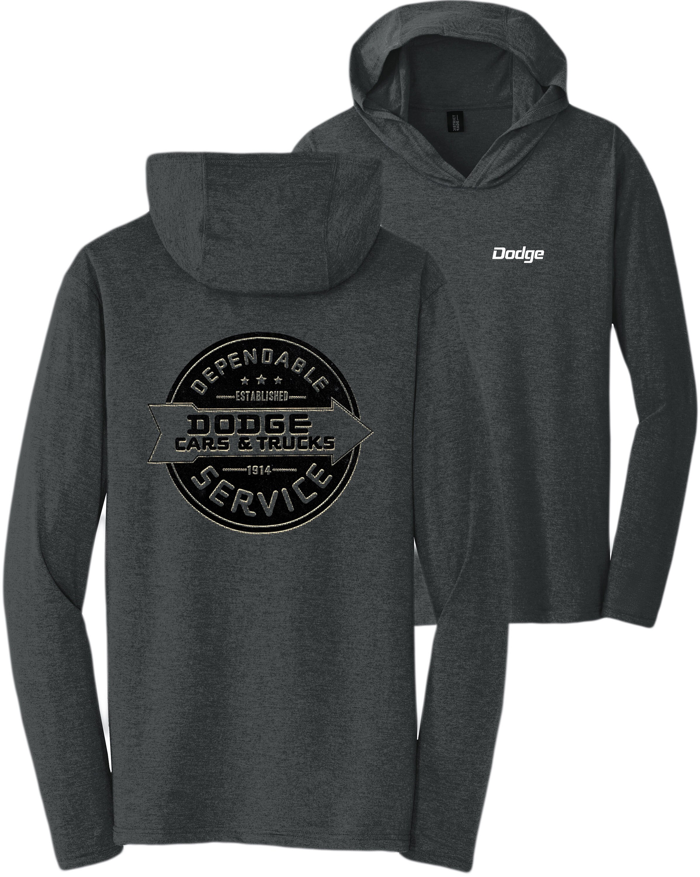 Dodge Cars & Trucks Dependable Service Lightweight Long Sleeve Hoodie Shirt Ram