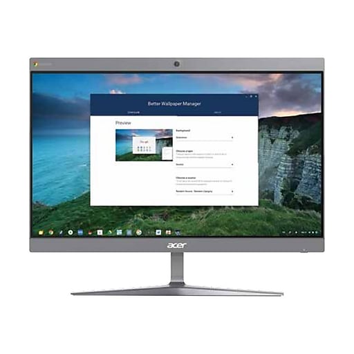 Acer Chromebase CA24I2 DQ.Z18AA.001 All-in-One Desktop Computer, Intel Celeron, 4GB RAM, 128GB SSD