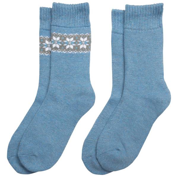 CG | CG Women's 2-Pack Wool Blend Snowflake Socks
