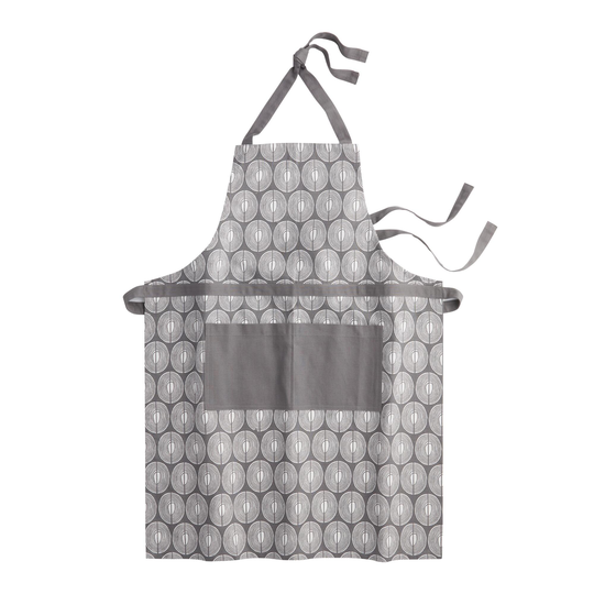 Jen Hewett Gray Onion Cotton Canvas Apron by World Market