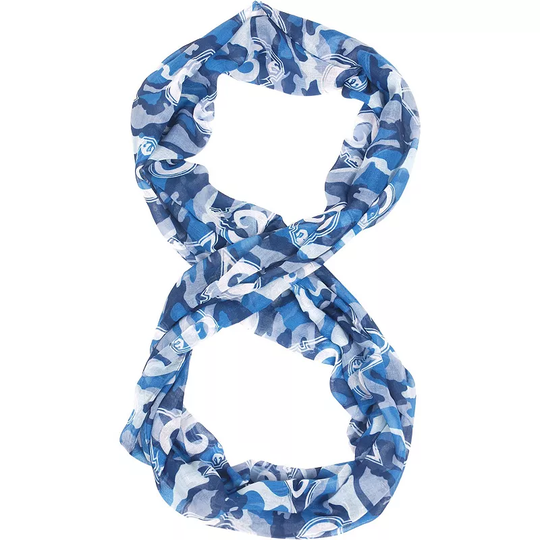 Los Angeles Rams Camo Infinity Scarf, LAR Blue