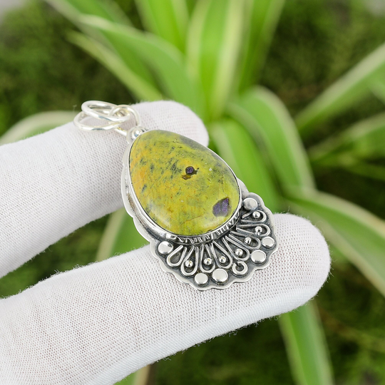 Stichtite Pendant 925 Sterling Silver Natural Gemstone Brand New Handmade Women Jewelry Wonderful Gift