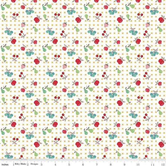 Cook Book Collection in Fruit Daisy By Lori Holt For Riley Blake - Bee My Bonnet 100% Cotton C11760-Daisy
