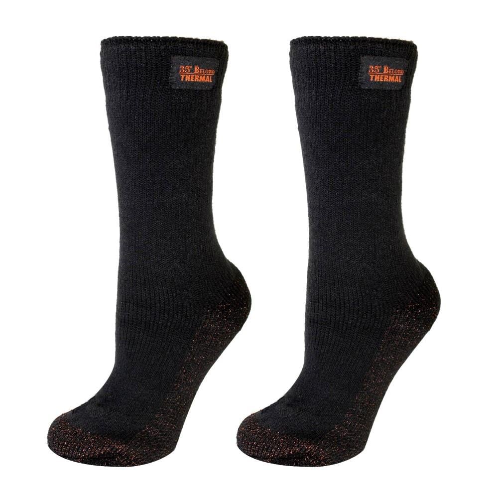 35 Below Large Black Polyester/Spandex Blend Thermal Base Layer | 59822
