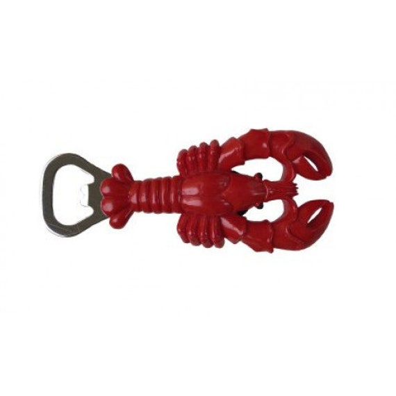 Red Crawfish Lobster Crayfish Beer Solid Magnetic Bottle Opener Seafood Party Boil 4.5 Long