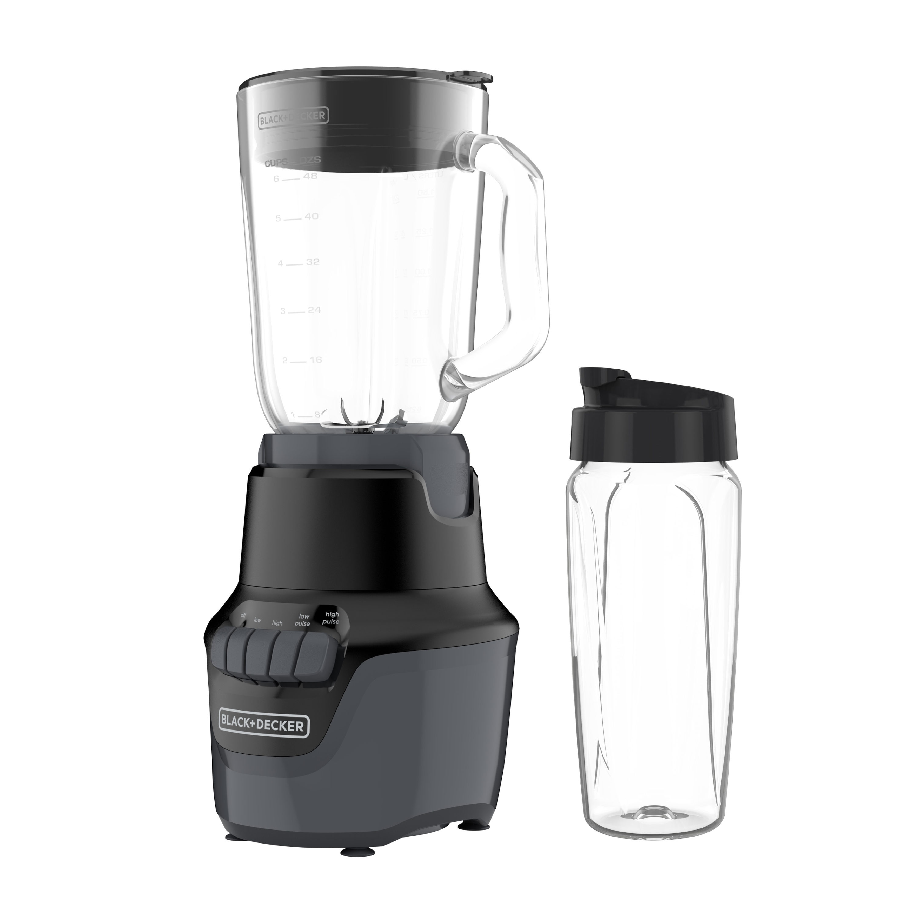 BLACK+DECKER Performance Helix 48-oz Black 800-Watt Pulse Control Blender | BL1610BG-P
