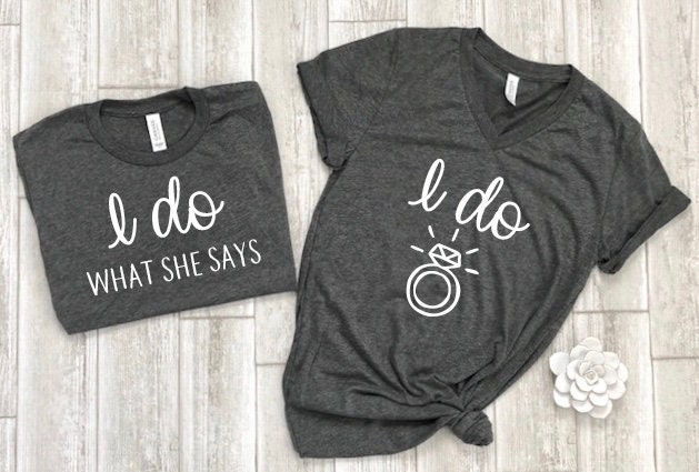 Couples Shirts, Wedding Gift, Wife Husband Tees, Honeymoon Newlywed Shirt, Bride Groom