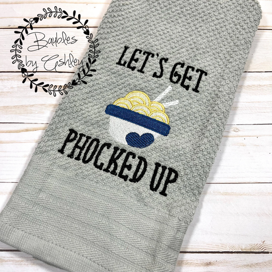 Phocked Up Kitchen Towel | Funny Hand