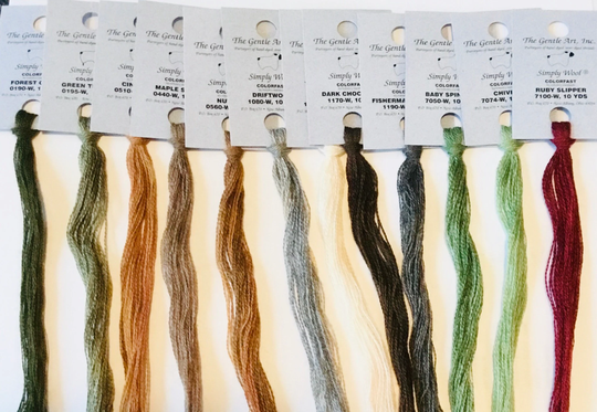 The Gentle Art, Simply Wool Hand Dyed Wool Blend Thread
