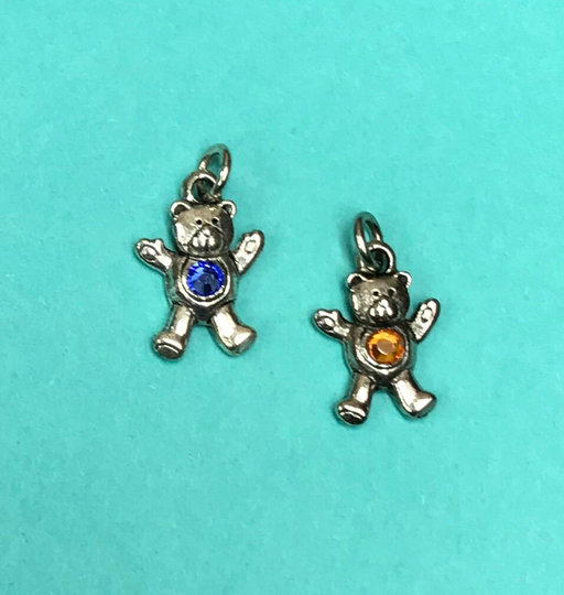 Birthstone Bear Charm
