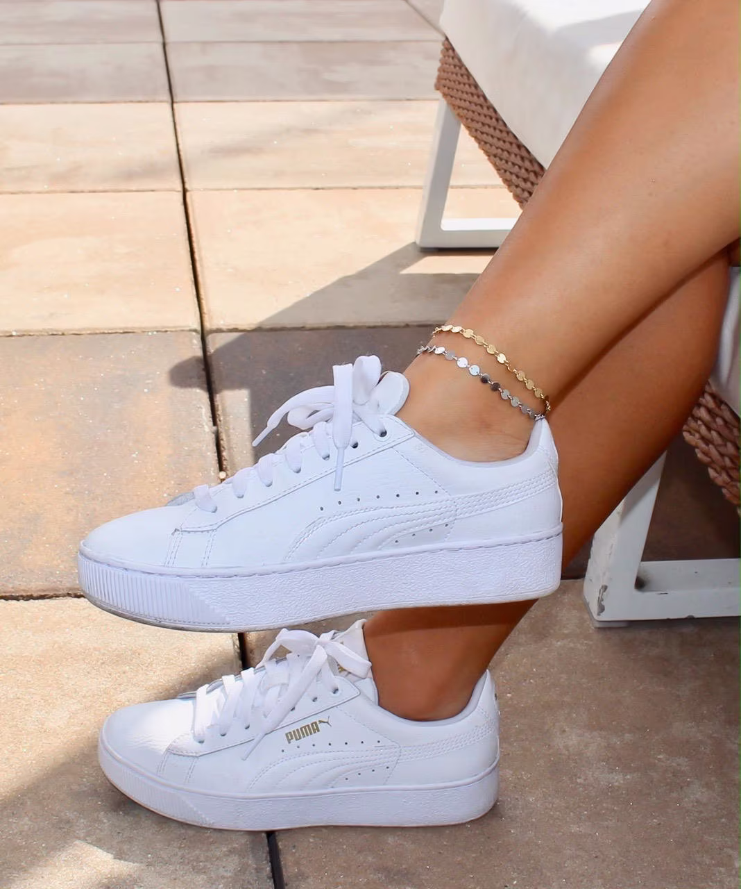 Coin Anklet/Dainty Gold Silver Gift Idea Birthday Disc Chain