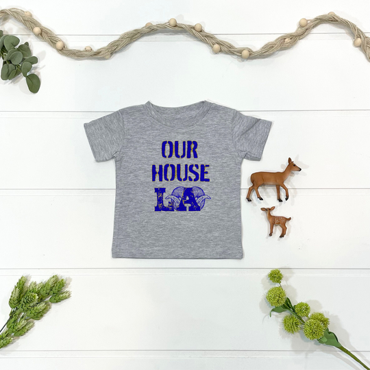 Los Angeles Football Toddler Shirt | Vintage Our House La T-Shirt Pride Top Sports Fan
