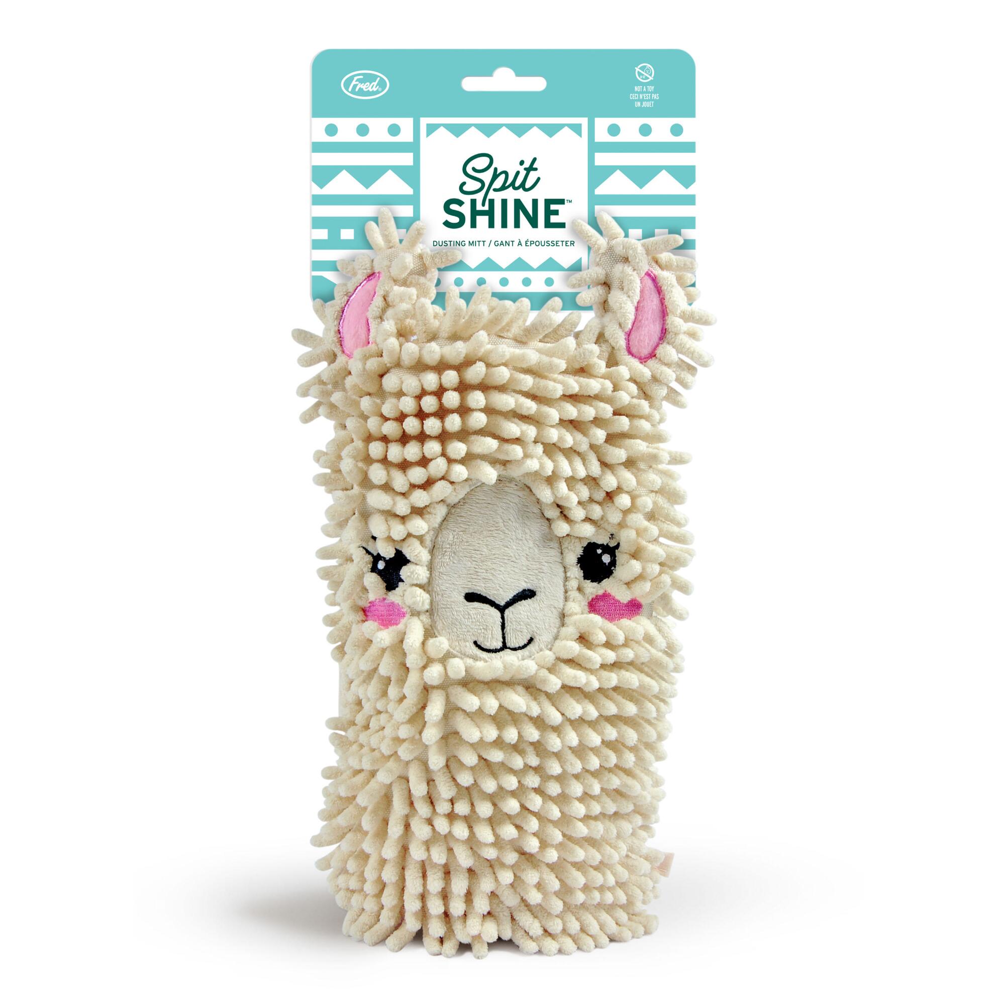 Fred Spit Shine Llama Microfiber Dusting Mitt by World Market