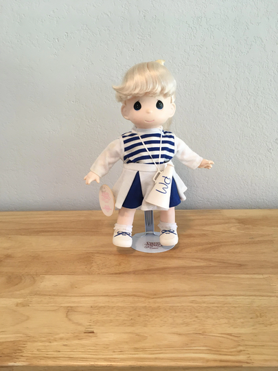 Precious Moments Cheerleader, Blue, Doll, Toy