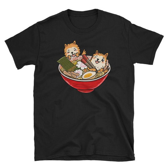 Pomeranian Japanese Ramen Kawaii Shirt, Funny T-Shirt, Dog T Shirt
