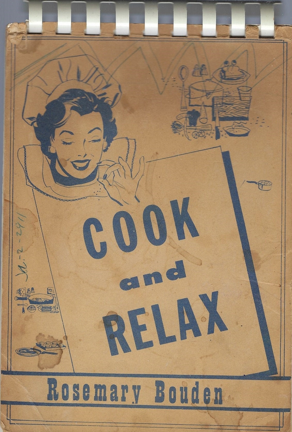 st Petersburg Florida Vintage 1957 Cook & Relax Cookbook By Rosemary Bouden Easy Gourmet Recipes Collectible Rare Local Book