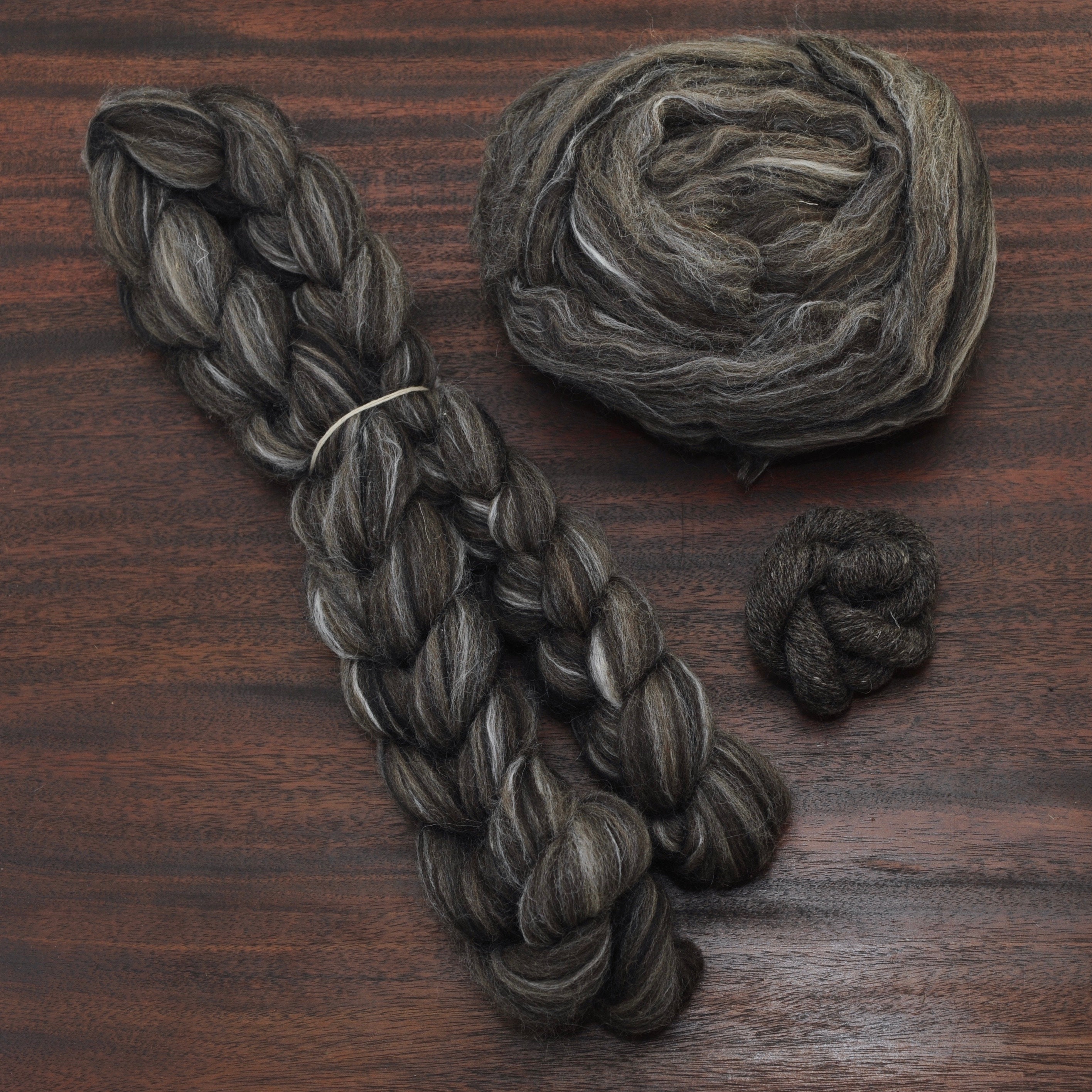 Carrie Furnace Signature Blend | Bfl/Shetland/Black Welsh/Zwartbles/Silk 4 Oz
