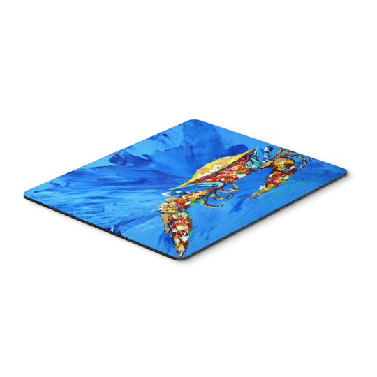 Caroline's Treasures MW1163MP Big Spash Crab in blue Mouse Pad, Hot Pad or Trivet, Large, multicolor