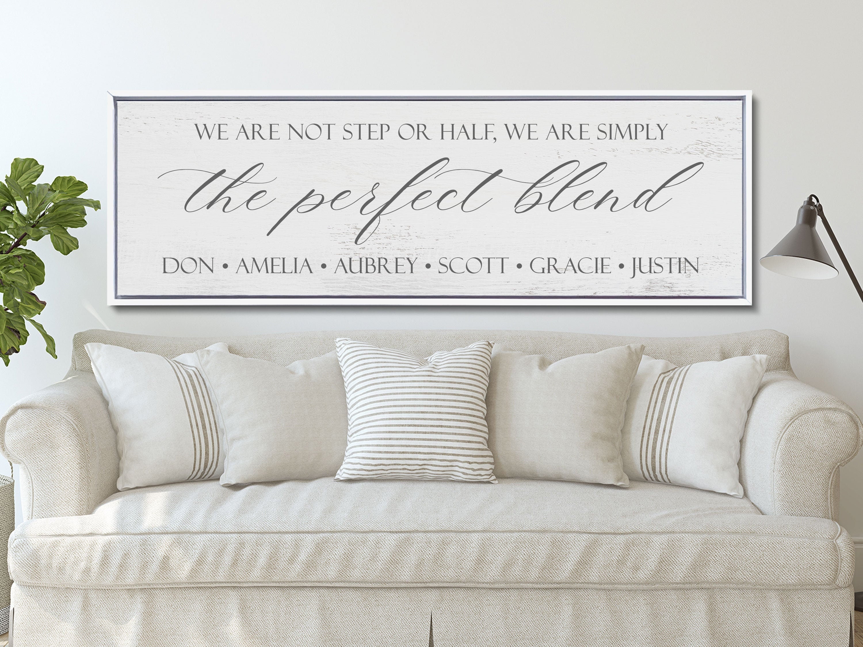 The Perfect Blend Sign, Blended Family Gift