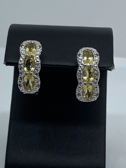 sterling Silver & Cubic Zirconia Earrings