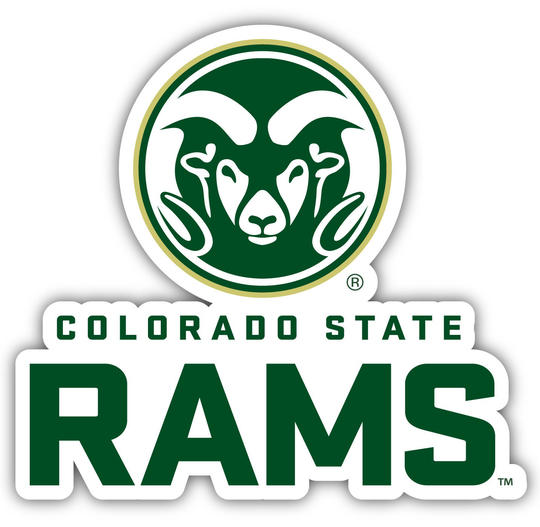 R & Imports Colorado State Rams Vinyl Decal Sticker