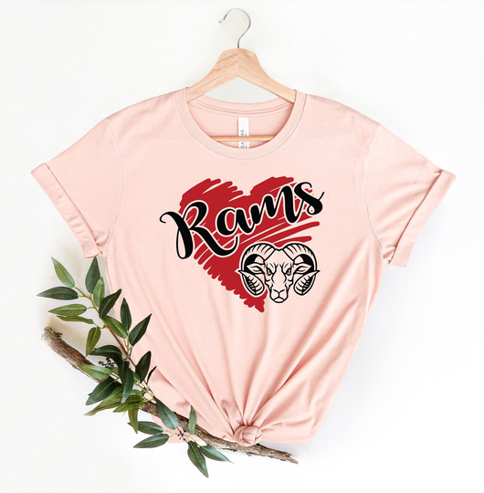 Team Mascot Shirt, Rams Spirit Fan School