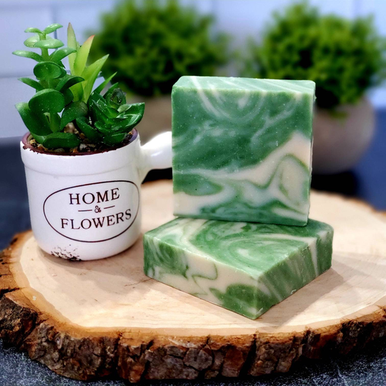 Aloe Vera Shea Butter Soap, Cucumber Melon Extract, Vegan Moisturizing Soap Bar, Shampoo Bar