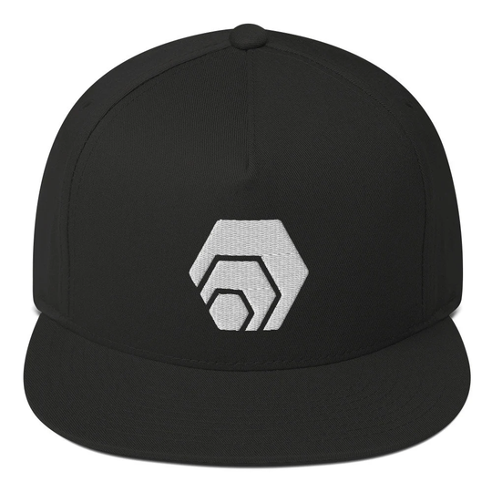 Hex Hat, Embroidered Flat Bill Snapback Cap, Crypto Gift