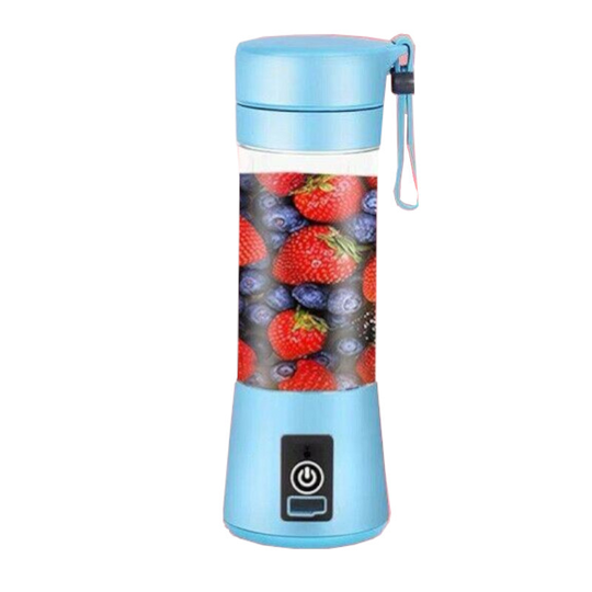 Portable USB Blender Blender Juicer Travel Bottle - Blue