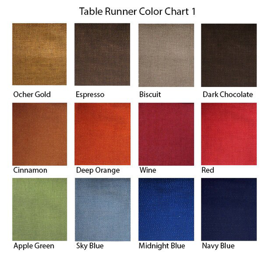 Linen Blend Table Runner, Multi-Color Modern Runners, Wedding Runners With Sparkles, Bridal Shower Boho Runner