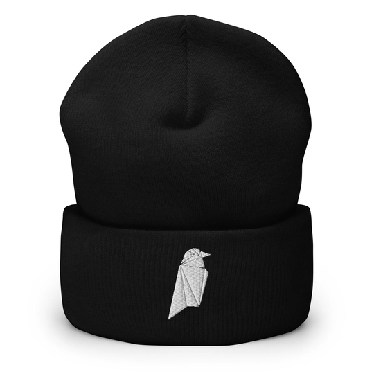 Ravencoin Beanie, Embroidered Hat, Crypto Gift