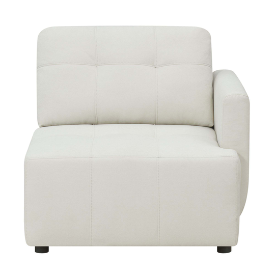 Picket House Furnishings Gianni Rustic Natural Polyester/Blend Sectional in White | UAI525165E