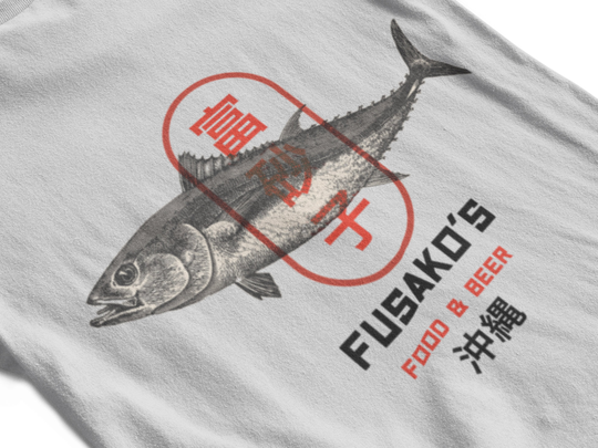 Sushi Fusako Seafood Street Wear Japanese Shirt For Men & Women, Okinawa Unisex Graphic Tee Of Japan For Food Lovers