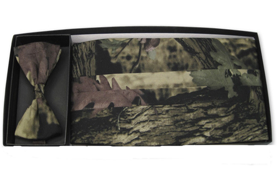 Assorted Camouflage Cummerbund & Bow Tie Sets