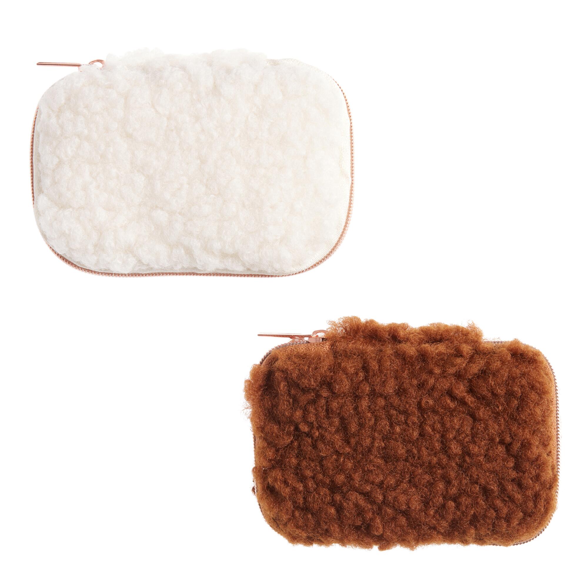 Faux Sherpa Tech Pouch by World Market