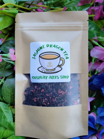 Jasmine Dragon Tea House Blend | Strawberry Green Atla Iroh's Favorite Petals Loose Leaf Earth Kingdom