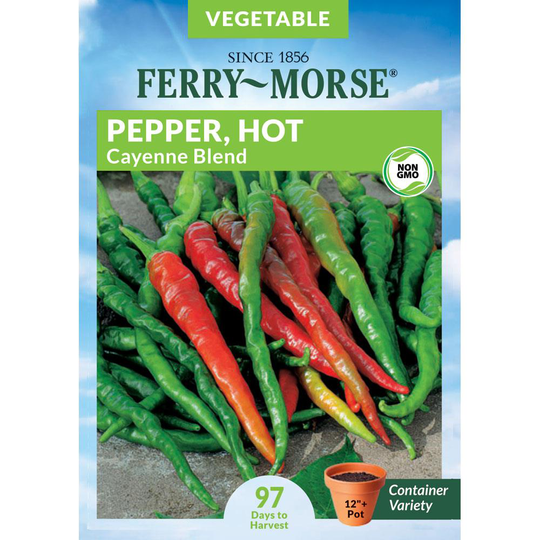 Ferry-Morse 700 Milli-Gram Peppet Cayenne Blend Vegetable (Seed Packet) | 465362.178.907077