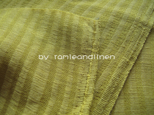 Silk Fabric, Cotton Blend Mustard Yellow, Special Texture, Dress Suiting Half Yard By 45" Wide