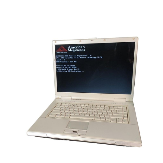 FUJITSU LIFEBOOK A3110 A Series 15.4" 2GB Ram AMD Turion 64x2 No HDD