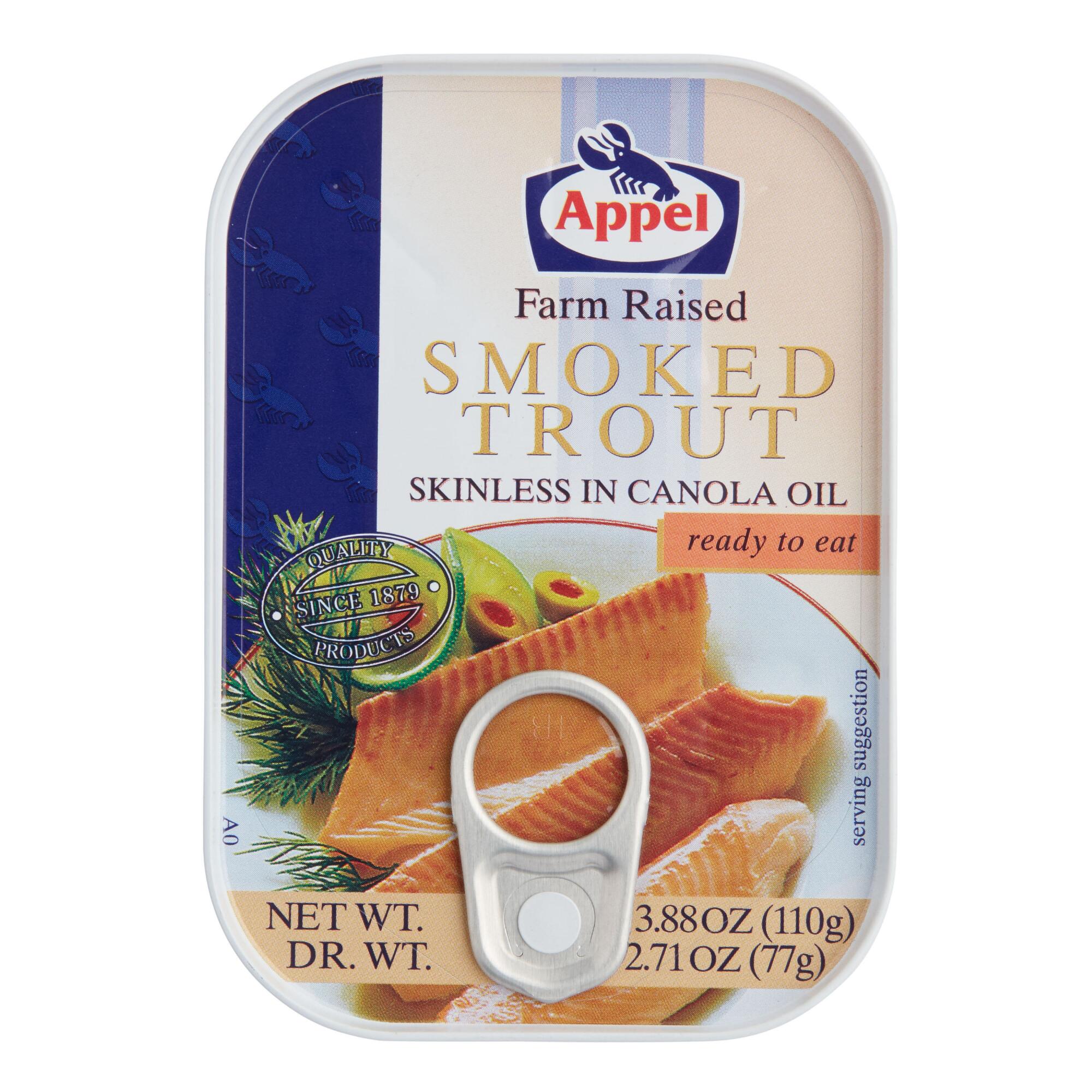 Appel Smoked Trout in Oil Set Of 2 by World Market