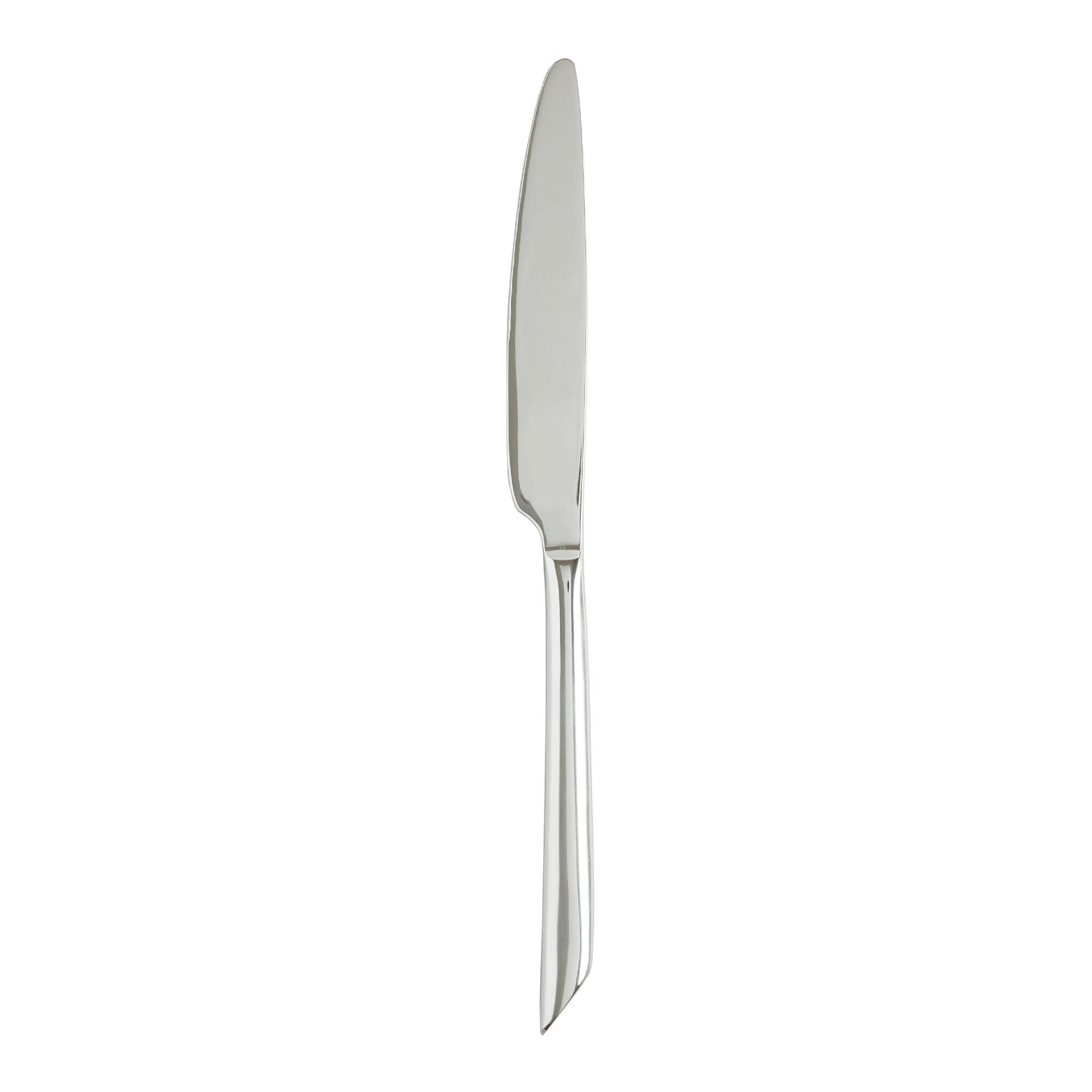 Silver Wave Dinner Knives Set of 4 by World Market