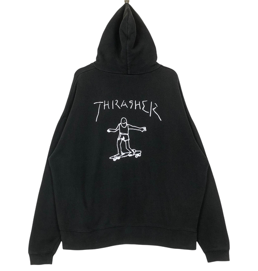 Vintage Thrasher Hoodie Pullover Jumper Skateboard Size Xlarge