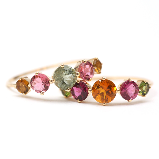 14K Tourmaline Rings
