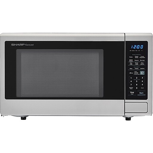 Sharp Carousel 1.4 Cu. Ft. 1000W Countertop Microwave Oven with Orville Redenbachers Popcorn Preset