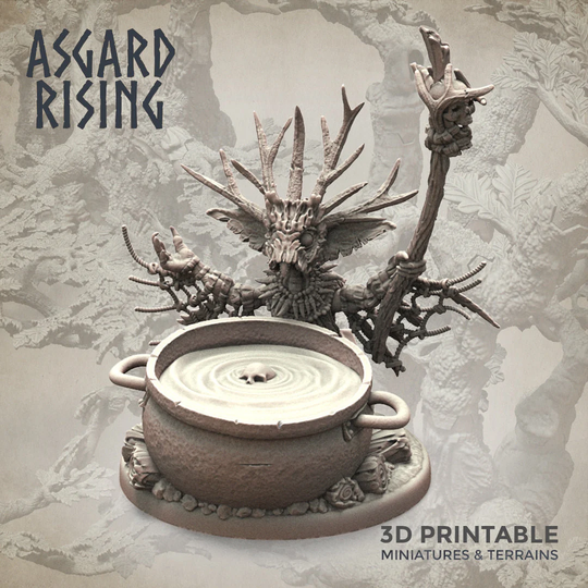 Goblin Shaman - Asgard Rising Miniatures Wargaming D&d Dnd